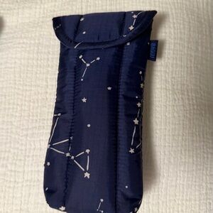 Baggu Navy Constellation Glasses Case